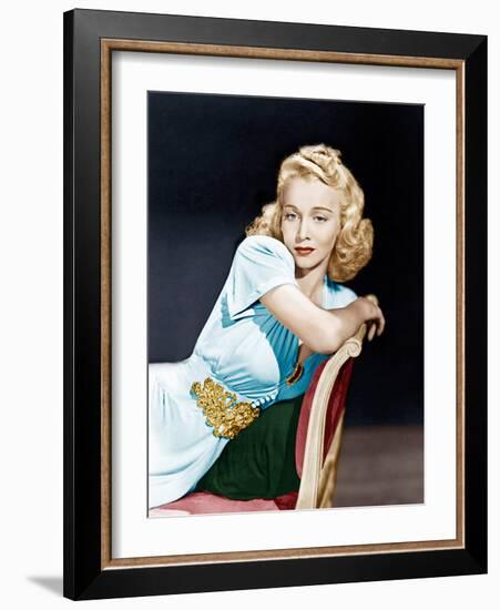 Carole Landis, ca. 1940-null-Framed Photo