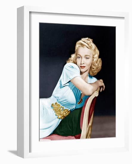 Carole Landis, ca. 1940-null-Framed Photo