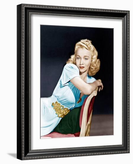 Carole Landis, ca. 1940-null-Framed Photo