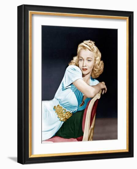 Carole Landis, ca. 1940-null-Framed Photo