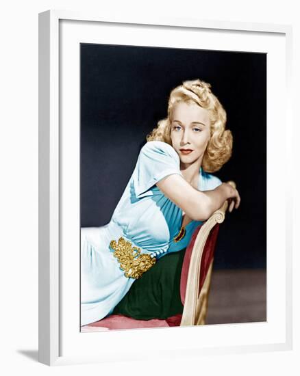 Carole Landis, ca. 1940-null-Framed Photo