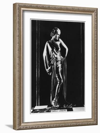 Carole Lombard, American Film Actress, C1938-null-Framed Giclee Print