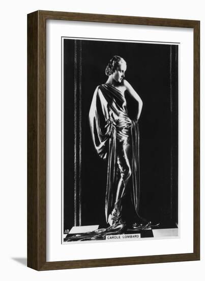 Carole Lombard, American Film Actress, C1938-null-Framed Giclee Print