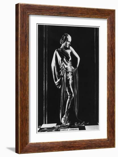 Carole Lombard, American Film Actress, C1938-null-Framed Giclee Print