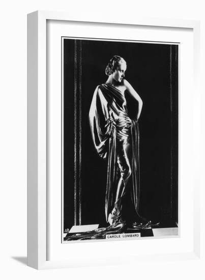 Carole Lombard, American Film Actress, C1938-null-Framed Giclee Print