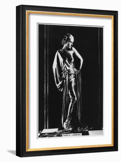 Carole Lombard, American Film Actress, C1938-null-Framed Giclee Print