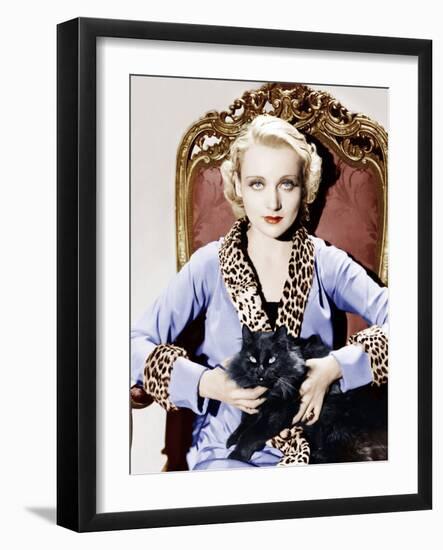 Carole Lombard, circa 1930-null-Framed Photo