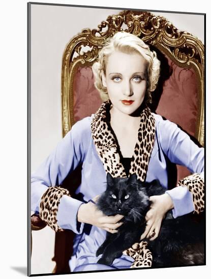 Carole Lombard, circa 1930-null-Mounted Photo