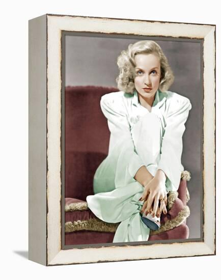 Carole Lombard, circa 1939-null-Framed Stretched Canvas