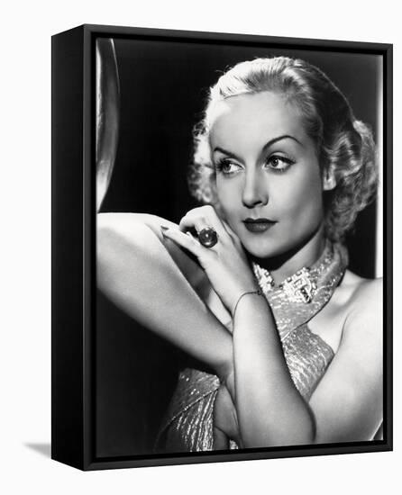 Carole Lombard-null-Framed Stretched Canvas