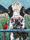 Curious Cow I-Carolee Vitaletti-Framed Art Print