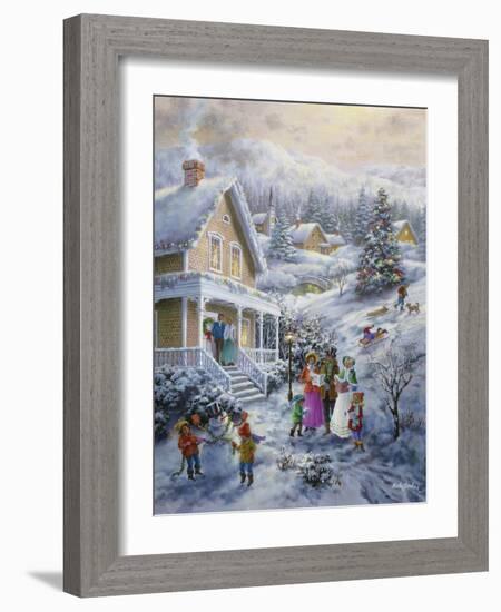 Carolers-Nicky Boehme-Framed Giclee Print