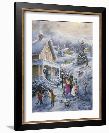 Carolers-Nicky Boehme-Framed Giclee Print