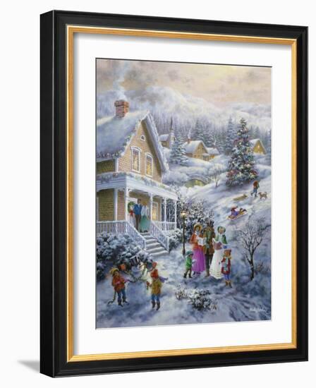 Carolers-Nicky Boehme-Framed Giclee Print