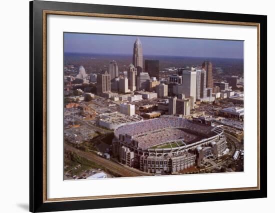 Carolina Panthers - Bank of America Stadium-Brad Geller-Framed Art Print