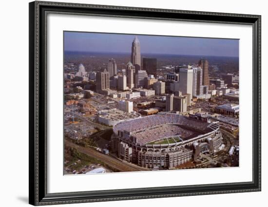 Carolina Panthers - Bank of America Stadium-Brad Geller-Framed Art Print