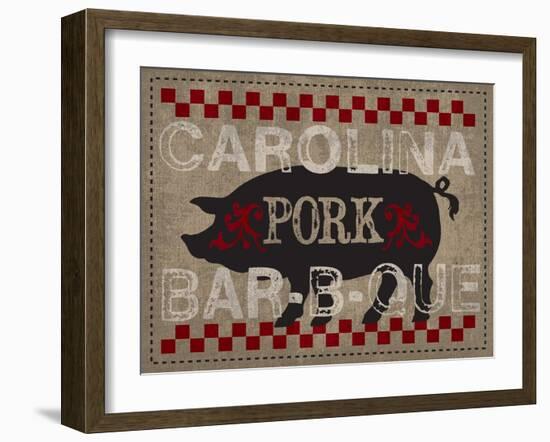 Carolina Pork BBQ-Melody Hogan-Framed Art Print