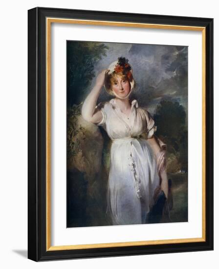 Caroline Amelia Elizabeth of Brunswick, C1788-1810-Thomas Lawrence-Framed Giclee Print