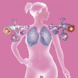 Lung Cancer, Drawing-Caroline Arquevaux-Giclee Print