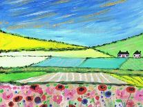 Patchwork Fields in Scotland-Caroline Duncan-Giclee Print