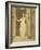Caroline Eakins in an Empire Dress, 1881 (Albumen Silver Print)-Thomas Cowperthwait Eakins-Framed Giclee Print