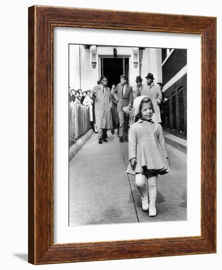 Caroline Kennedy on Her Third Birthday-null-Framed Photo