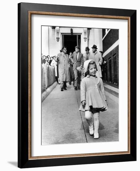 Caroline Kennedy on Her Third Birthday-null-Framed Photo