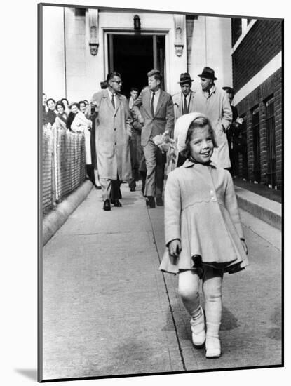 Caroline Kennedy on Her Third Birthday-null-Mounted Photo