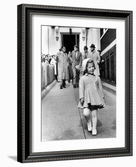 Caroline Kennedy on Her Third Birthday-null-Framed Photo