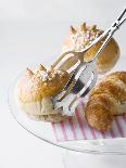 Milk Rolls and Croissant with Cake Tongs-Caroline Martin-Premier Image Canvas