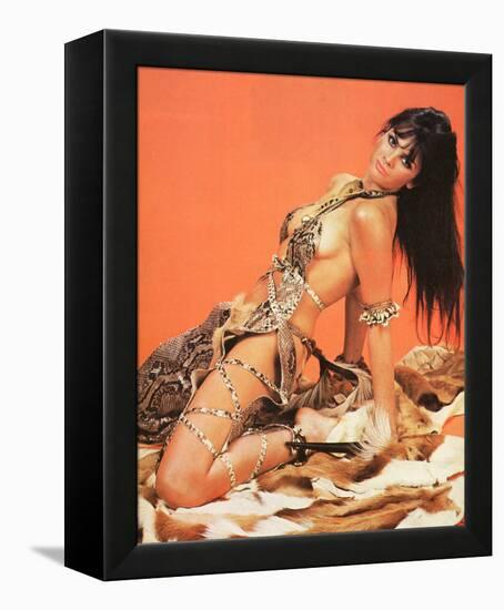 Caroline Munro - At the Earth's Core-null-Framed Stretched Canvas