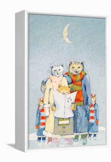 Caroling Cats-David Cooke-Framed Premier Image Canvas