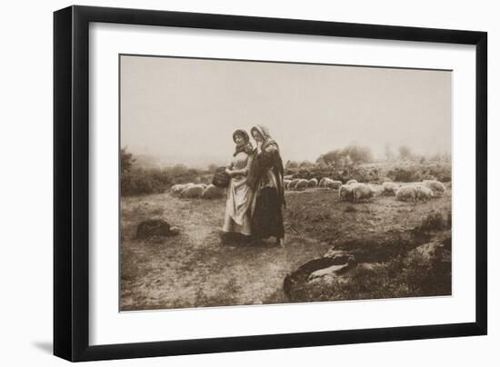 Carolling, 1887, Printed January 1890-Henry Peach Robinson-Framed Giclee Print