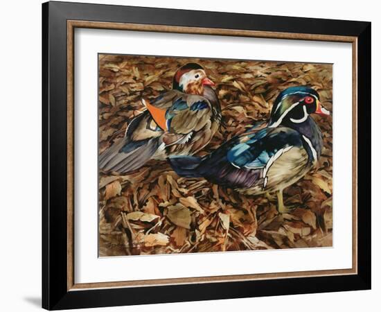 Carolonia Ducks, 1991-Sandra Lawrence-Framed Giclee Print