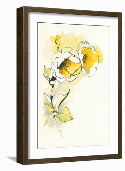 Carols Roses II-Shirley Novak-Framed Art Print