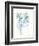 Carols Roses III Blue-Shirley Novak-Framed Art Print