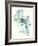 Carols  Roses IV Cerulean-Shirley Novak-Framed Art Print