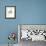 Carols Roses V Blue-Shirley Novak-Framed Art Print displayed on a wall