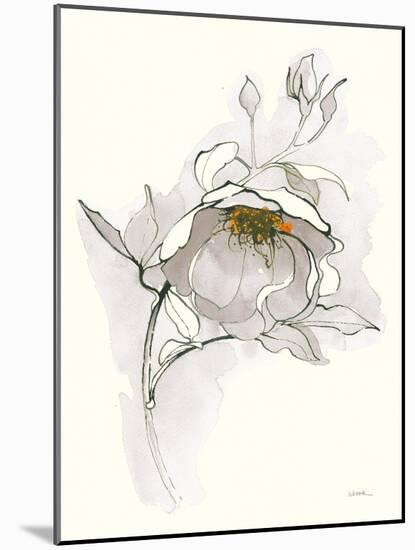 Carols Roses V Off White-Shirley Novak-Mounted Art Print