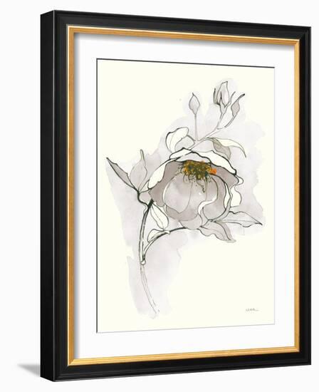 Carols Roses V Off White-Shirley Novak-Framed Art Print