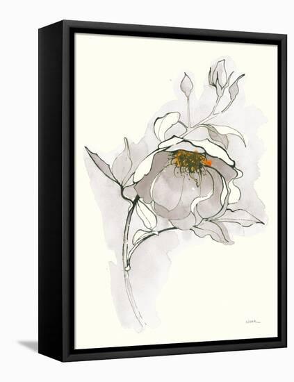 Carols Roses V Off White-Shirley Novak-Framed Stretched Canvas