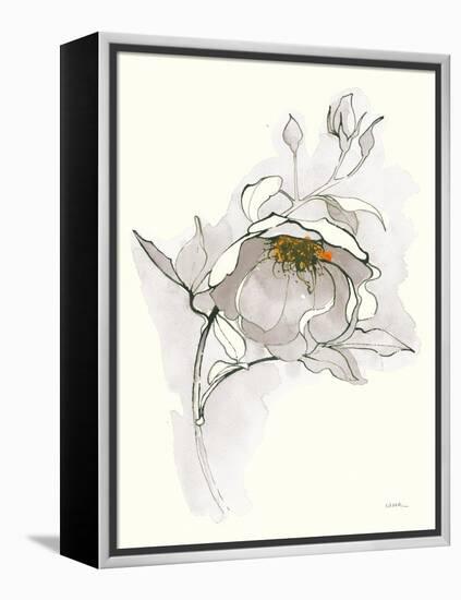 Carols Roses V Off White-Shirley Novak-Framed Stretched Canvas