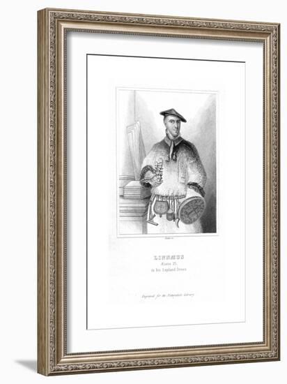 Carolus Linnaeus, Swedish Naturalist, 1732 (Early 19th Centur)-William Home Lizars-Framed Giclee Print