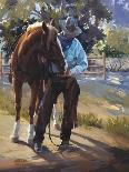 Three Cowboys-Carolyne Hawley-Framed Art Print