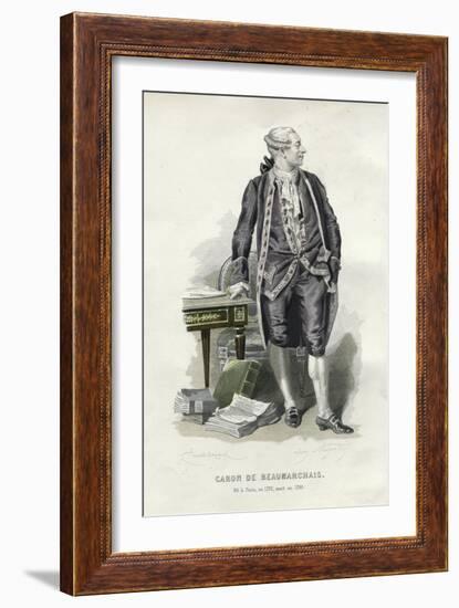 Caron De Beaumarchais-Emile Bayard-Framed Giclee Print