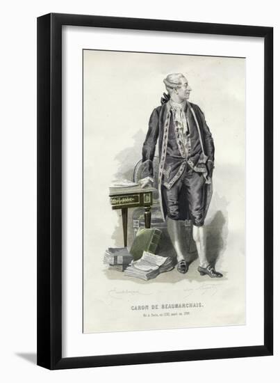 Caron De Beaumarchais-Emile Bayard-Framed Giclee Print