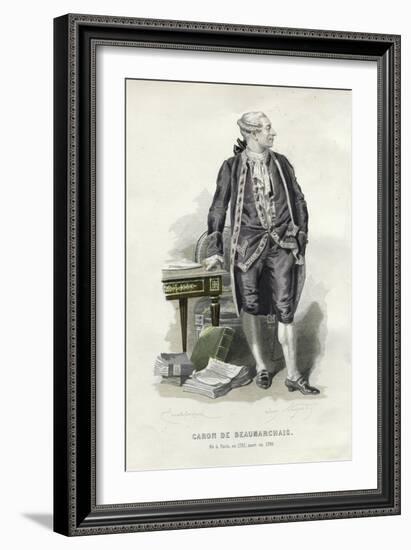 Caron De Beaumarchais-Emile Bayard-Framed Giclee Print