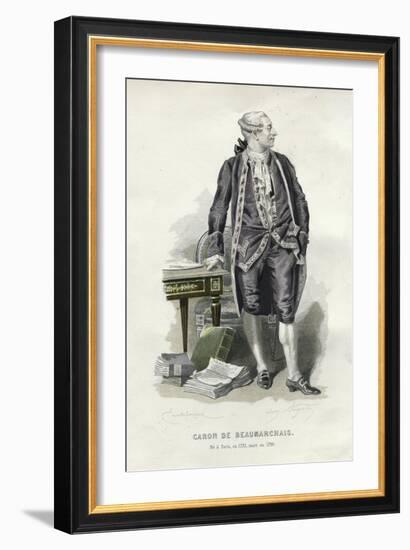 Caron De Beaumarchais-Emile Bayard-Framed Giclee Print