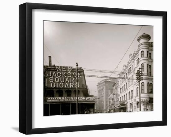 Carondelet Street, New Orleans, La.-null-Framed Photo