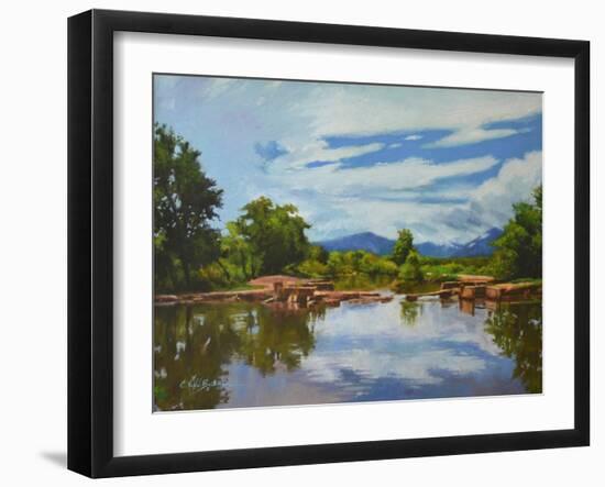 Caroni Bliss  2018  (oil on linen)-Colin Bootman-Framed Giclee Print